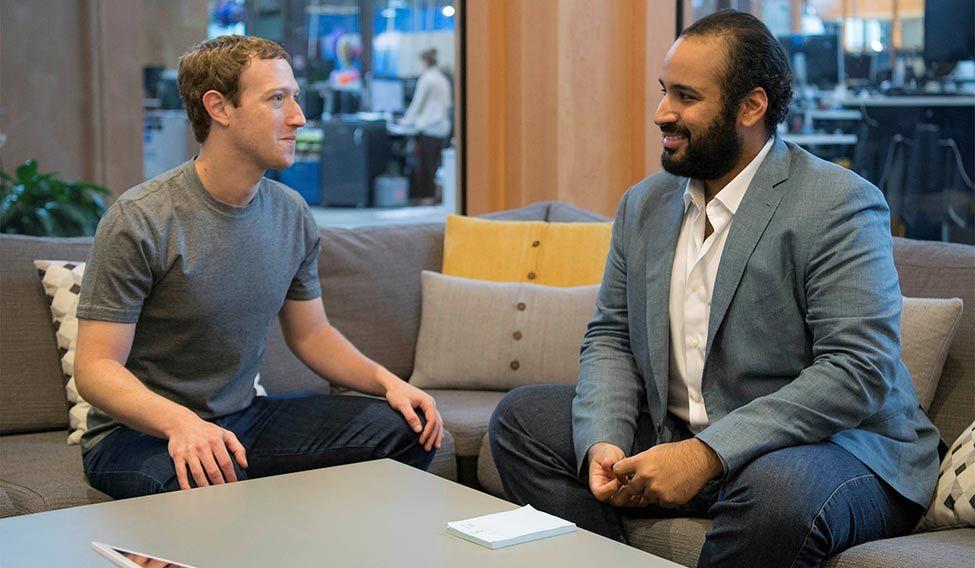 خطط استثمارية عملاقة للمملكة العربية السعودية مع شركتي فيسبوك وأمازون العالميتين