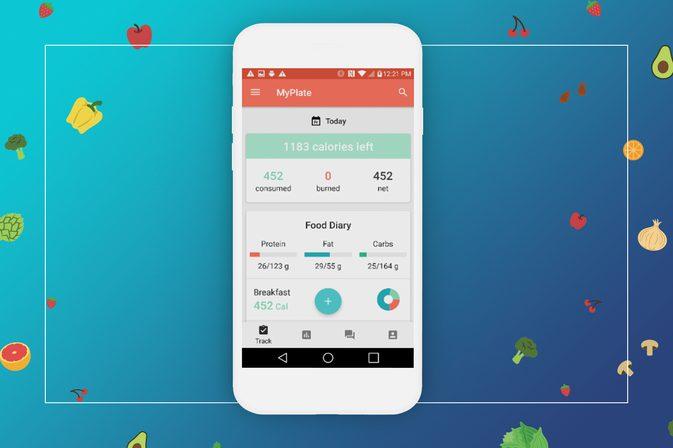 تطبيق MyPlate Calorie Tracker يحسب السعرات الحرارية ويقدم وسائل لزيادة أو إنقاص الوزن