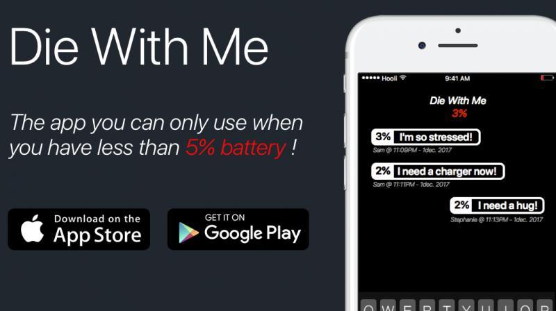 تطبيق Die With Me يساعدك على الاستمرار في الدردشة لفترة طويلة بآخر 5% من الشحن