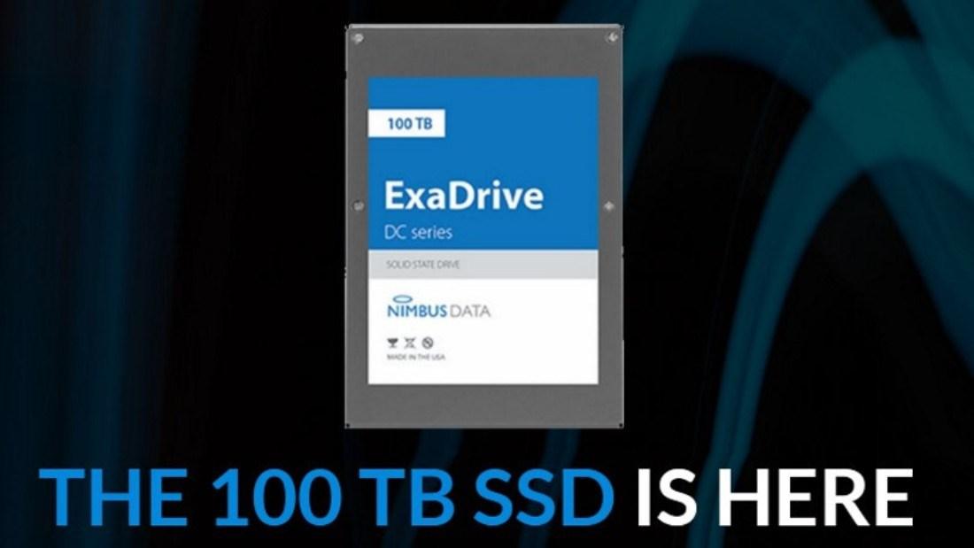 شركة Nimbus Data تطلق أكبر قرص تخزين فائق السرعة SSD بسعة 100 تيرابايت