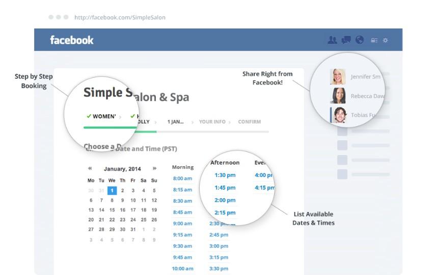 تطبيق Setmore Appointments لجدولة مواعيد العملاء وربطها بالحجز عبر فيس بوك