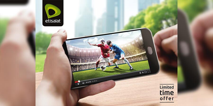 تطبيق Etisalat VR للواقع الافتراضي يبث مباريات الكرة القدم المباشرة