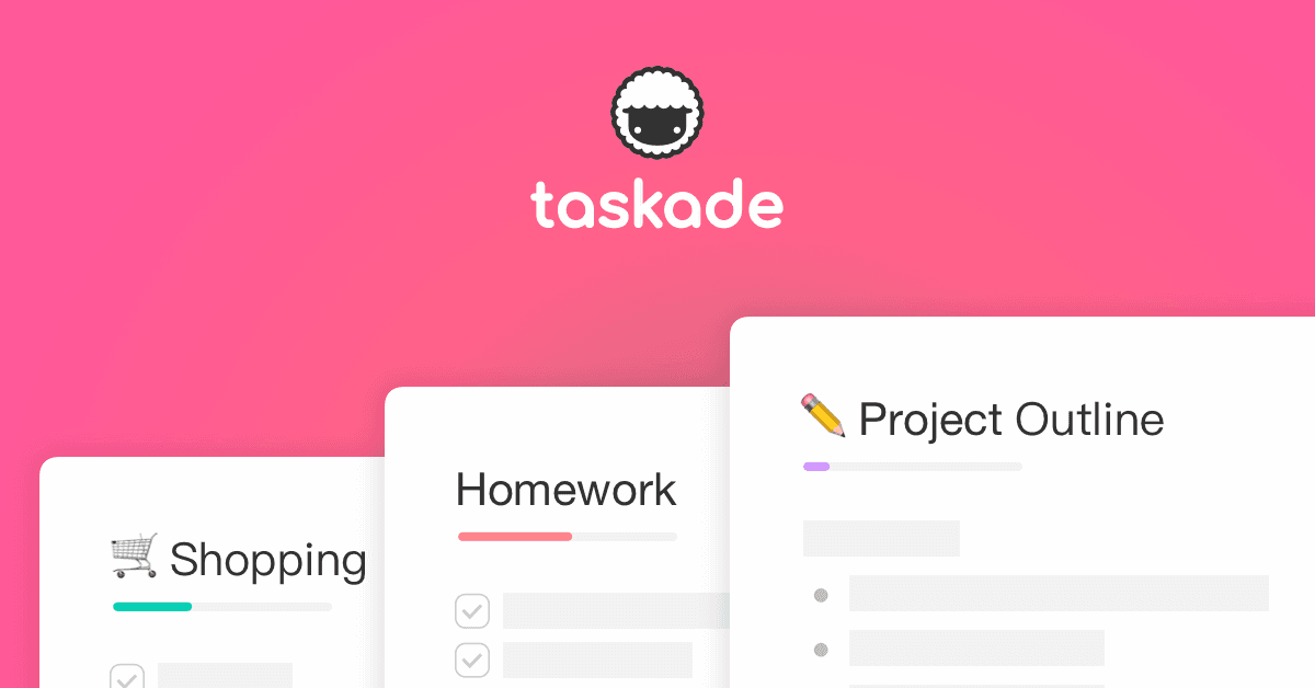 تطبيق Taskade لإدارة المهام والتصنيف وتنظيمها في قوائم بكل سهولة متاح لكل الهواتف الذكية