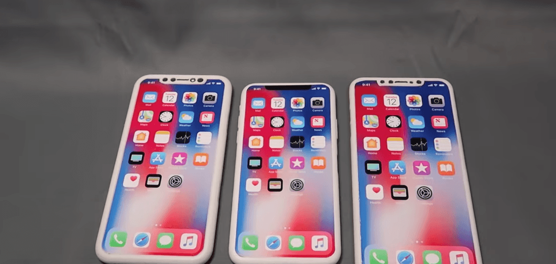 مقطع فيديو يُظهر أحجام جوالات آيفون المتوقعة لعام 2018