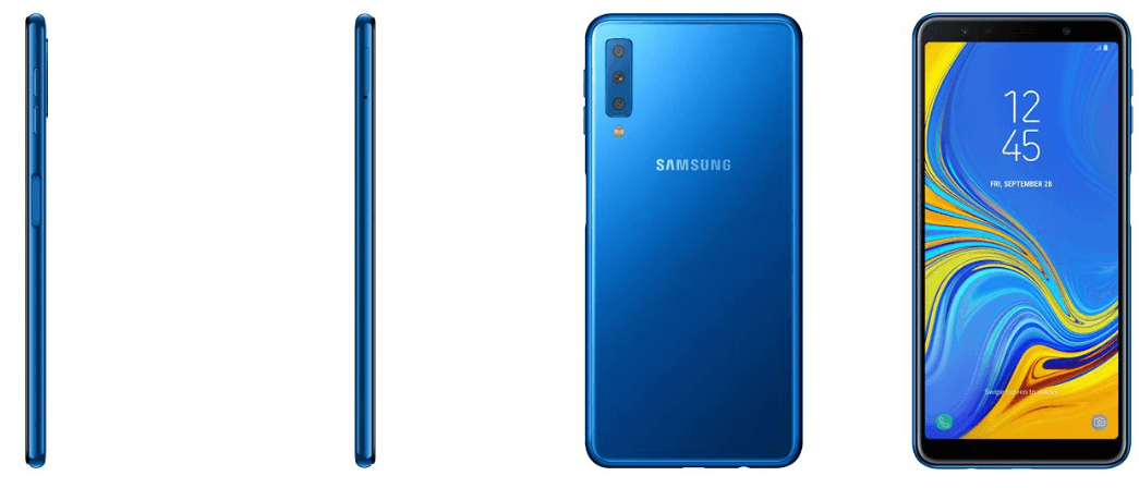 سامسونج تستعد لإطلاق هاتف جالكسي A7 بـ 3 كاميرات خلفية ومستشعر بصمة