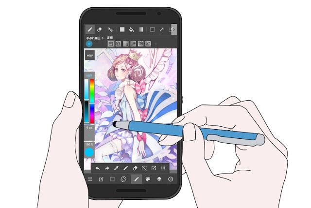 للتحميل المجاني التطبيق المميز MediBang Paint للرسم الاحترافي لجميع الهواتف