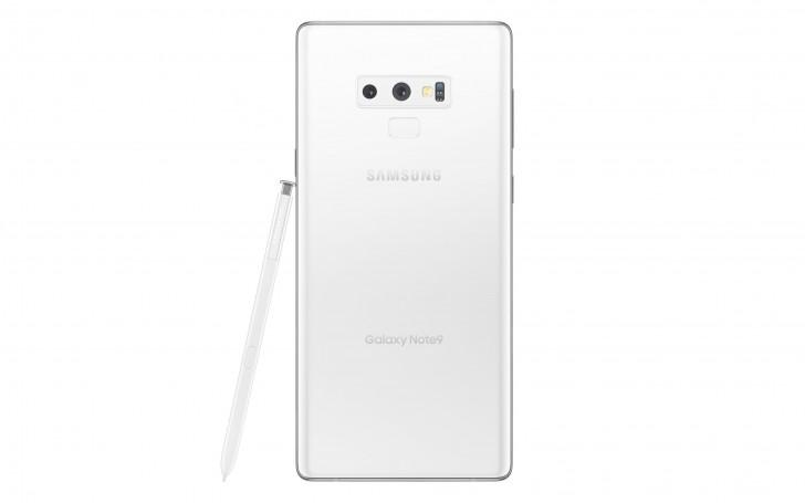 سامسونج تكشف الستار رسمياً عن النسخة البيضاء الرائعة جوال Galaxy Note 9 مع جائزة