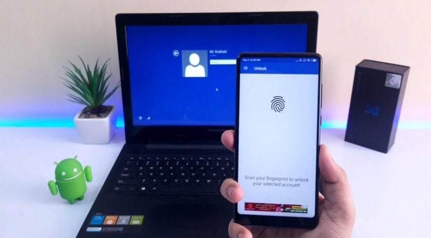 تطبيق Remote Fingerprint Unlock لإلغاء قفل حاسوبك باستخدام بصمة جوالك