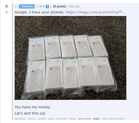 أراد إرجاع بكسل 3 معيب فرفضت جوجل ثم أرسلت له 10 جوالات بالخطأً! تعرف على التفاصيل