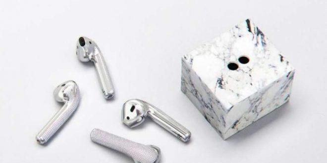 لمحبي الفخامة.. آبل تطلق سماعات AirPods مصنوعة من الماس بهذا السعر!