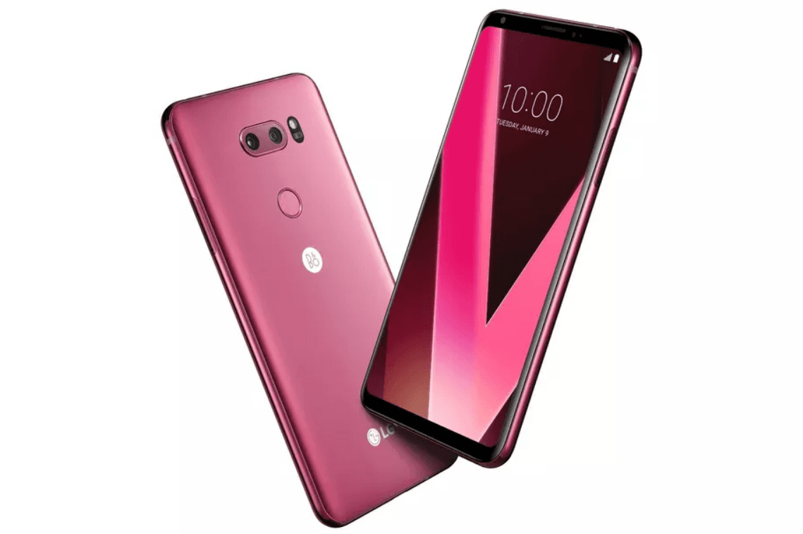 LG تُصدر نسخة باللون الزهري من هاتف V30 قبل معرض CES