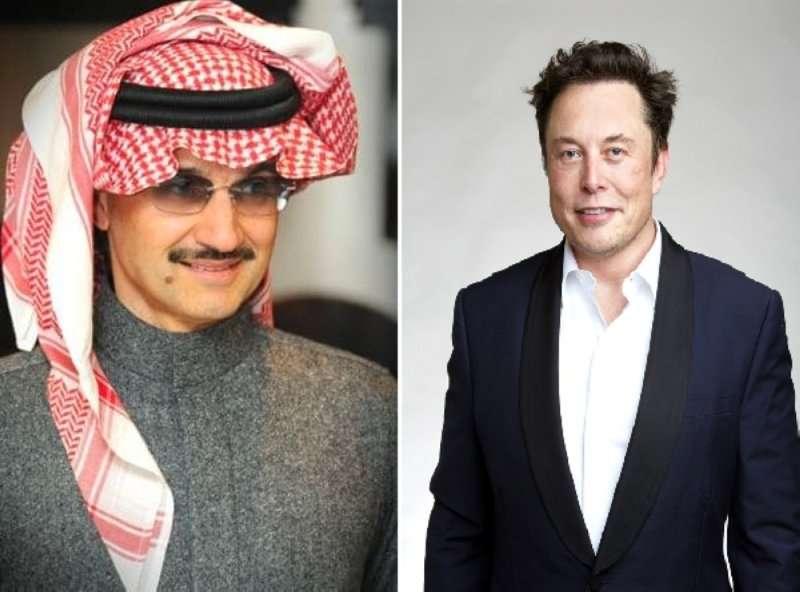 شاهد سجال كلامي بين الوليد بن طلال وإيلون ماسك بسبب تويتر.. والأخير يوجه سؤالين للأمير