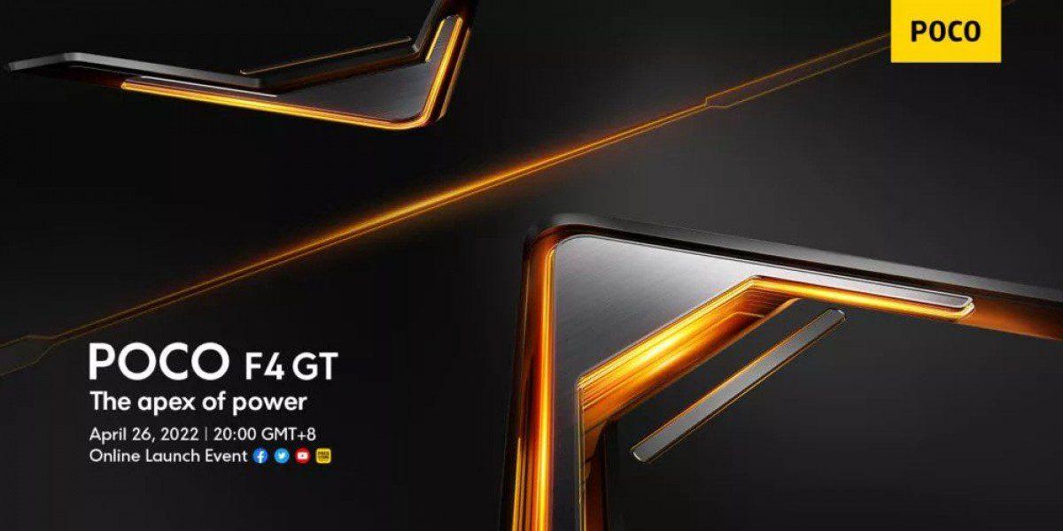 إعلان تشويقي يؤكد موعد إطلاق Poco F4 GT في 26 من أبريل