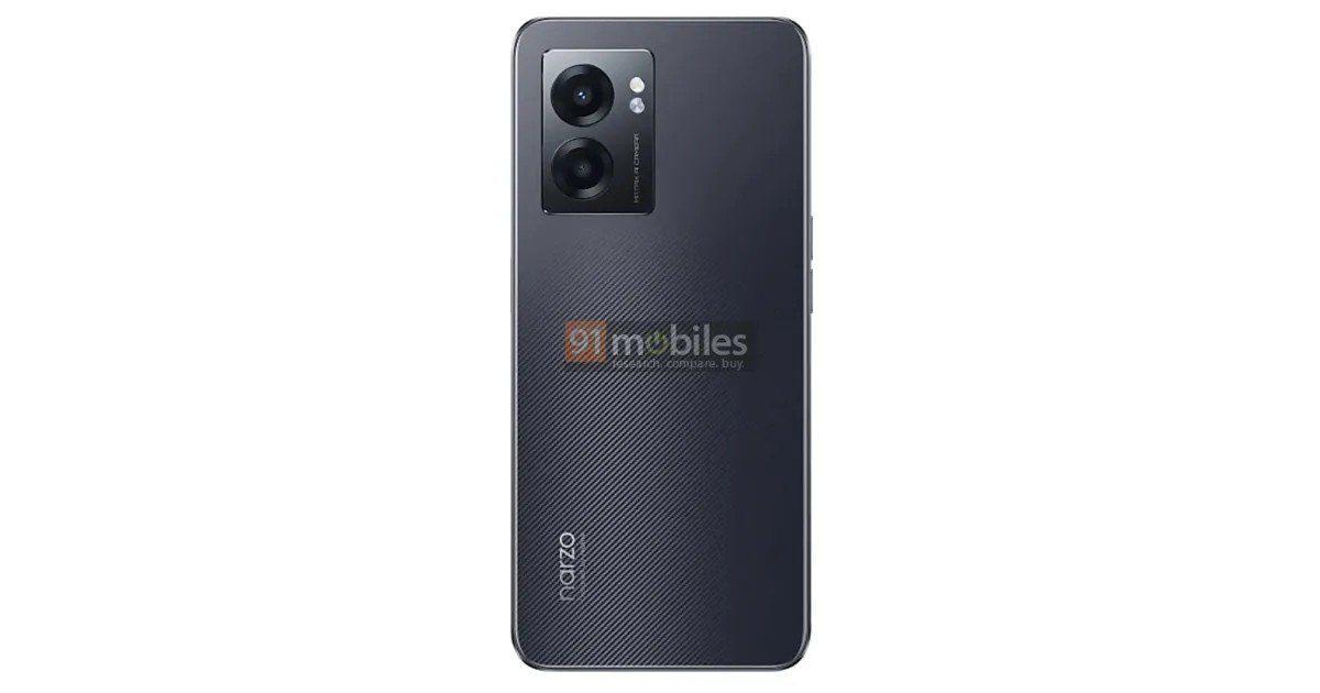 تسريب هاتف Realme Narzo 50 5G قبل إطلاقه في الهند