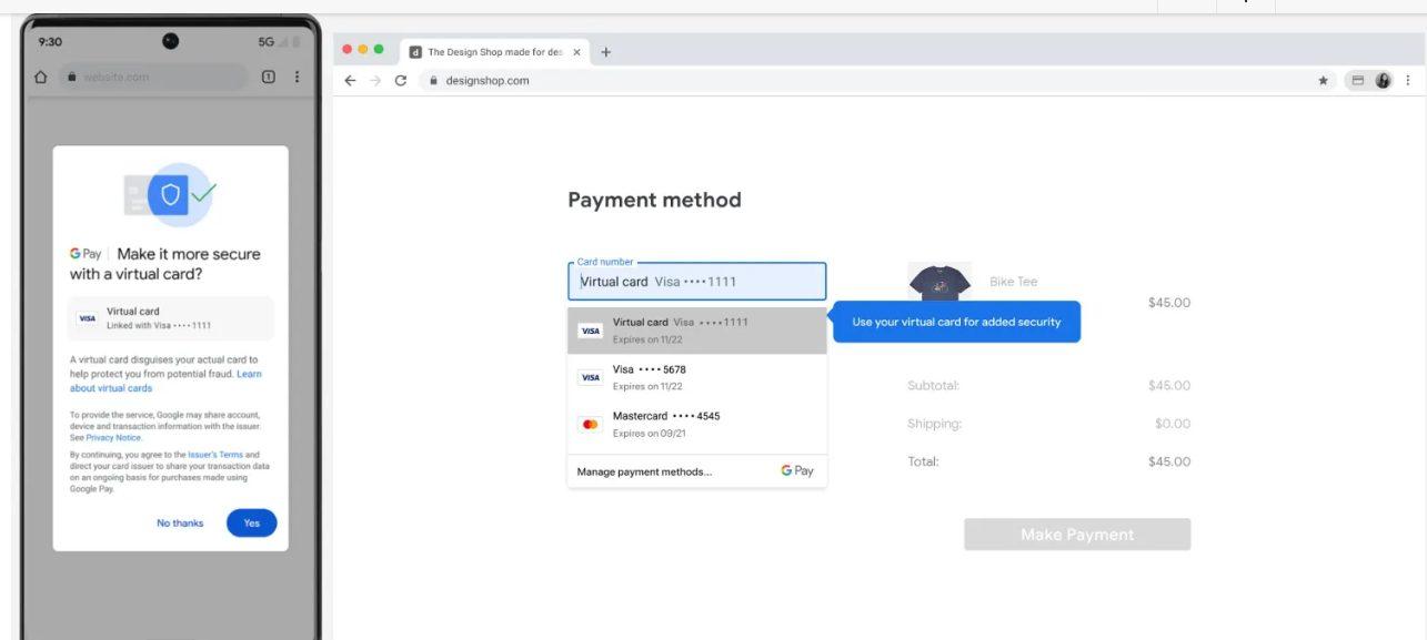 متصفح Chrome يأتي ببطاقات دفع إفتراضية للتسوق بسلاسة على شبكة الإنترنت #GOOGLE I/O 2022