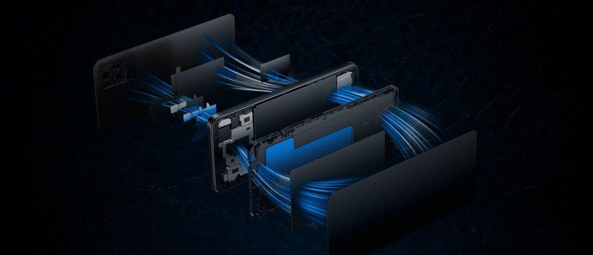 Poco تلمح إلى نظام التبريد بهاتف F4 5G