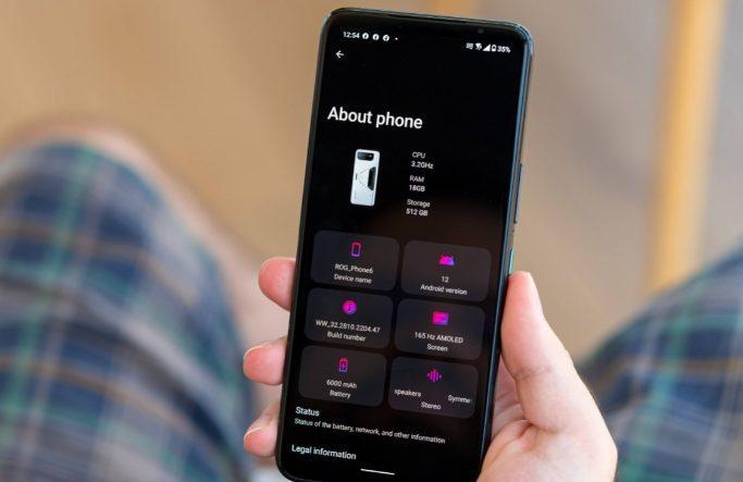 منصة AnTuTu تكشف عن هاتف Asus ROG Phone 6D بمعالج Dimensity 9000 Plus