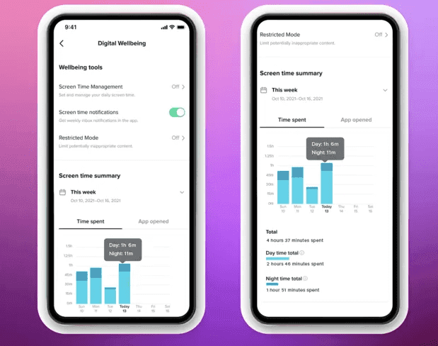 منصة تيك توك تضيف عناصر تحكم جديدة لوقت الشاشة لتذكير المستخدمين بأخذ فترات راحة