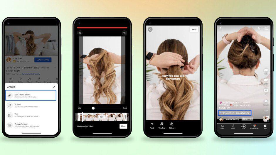 منصة يوتيوب تطلق أداة جديدة تحول أي فيديو إلى مقاطع صغيرة