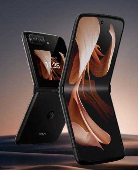 صور تستعرض تفاصيل كاملة لتصميم هاتف Moto Razr 2022
