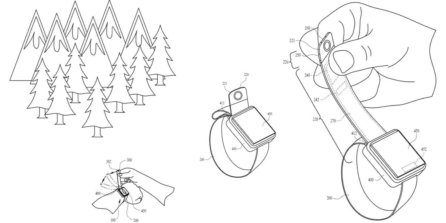 آبل تسجل براءة اختراع جديدة ستسمح لك بالتصوير من ساعة آبل مباشرة