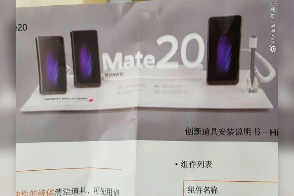 إعلان مُسرب لمجموعة Huawei Mate 20 يكشف عن وجود قلم مع هاتف Mate 20X