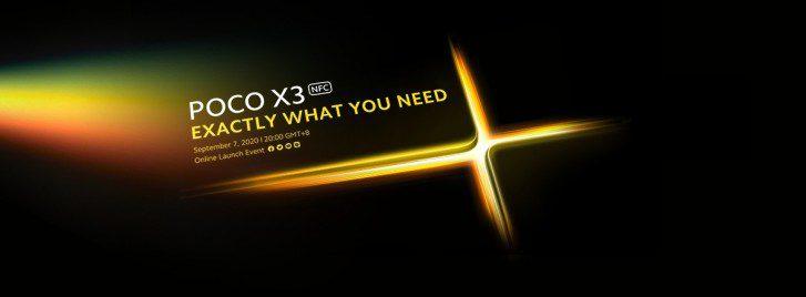 Poco تحدد يوم 7 من سبتمبر للإعلان الرسمي عن هاتف Poco X3