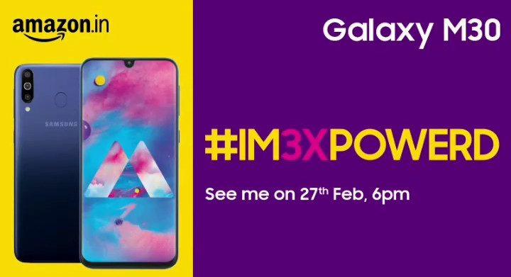 سامسونج تستعد للإعلان الرسمي عن هاتف Galaxy M30 في 27 من فبراير