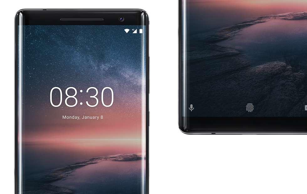 نوكيا تقدم هاتف Nokia 8 Sirocco الجديد #MWC2018