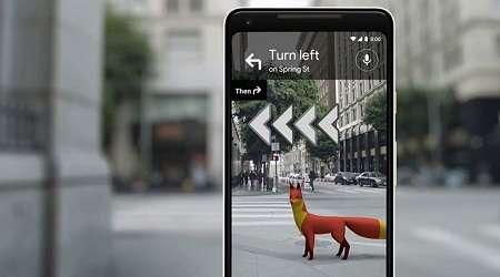 تطبيق خرائط جوجل يبدأ اختبار تقنية الواقع المعزز AR في تحديثه الجديد!
