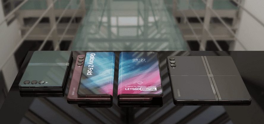 سامسونج تعمل على هاتف ذكي قابل للطي بمفصلة مزدوجة