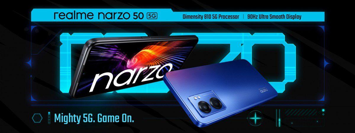 Realme تعلن رسمياً عن هواتف Narzo 50 5G وNarzo 50 Pro 5G