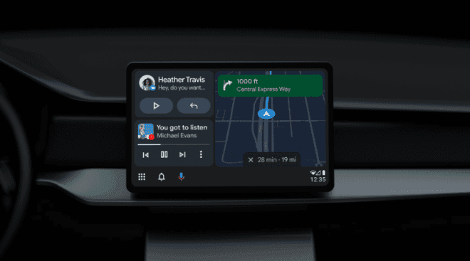 نظام Android Auto من جوجل يحصل على واجهة جديدة وشاشة مقسمة والمزيد من الوظائف