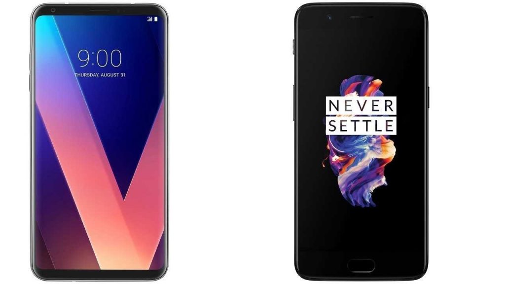 مقارنة بين جوال ون بلس 5T وجوال إل جي V30 من حيث المواصفات والتصميم 10 ون بلس 5T ضد إل جي V30