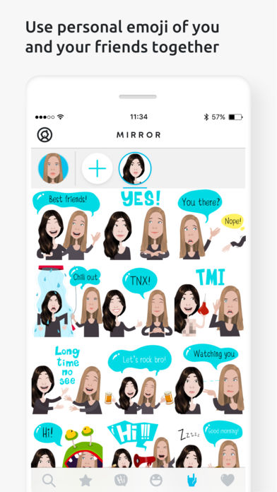 تطبيق Mirror Emoji