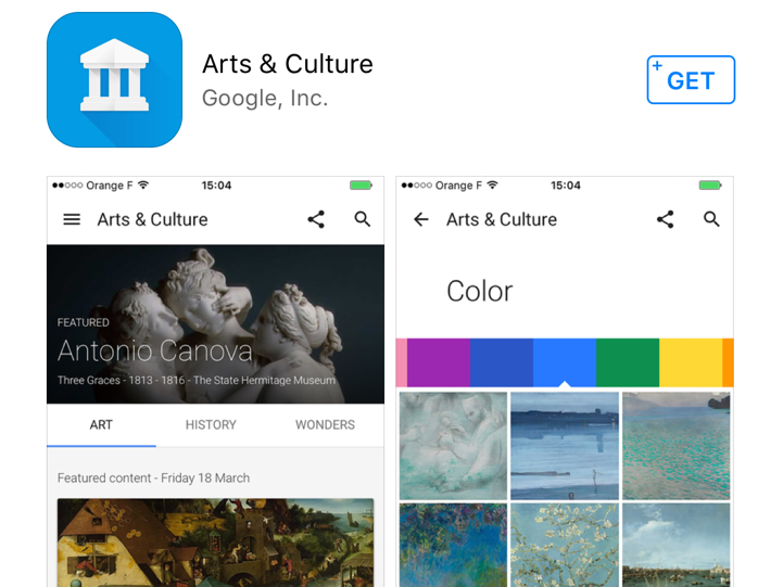 تطبيق Arts & Culture