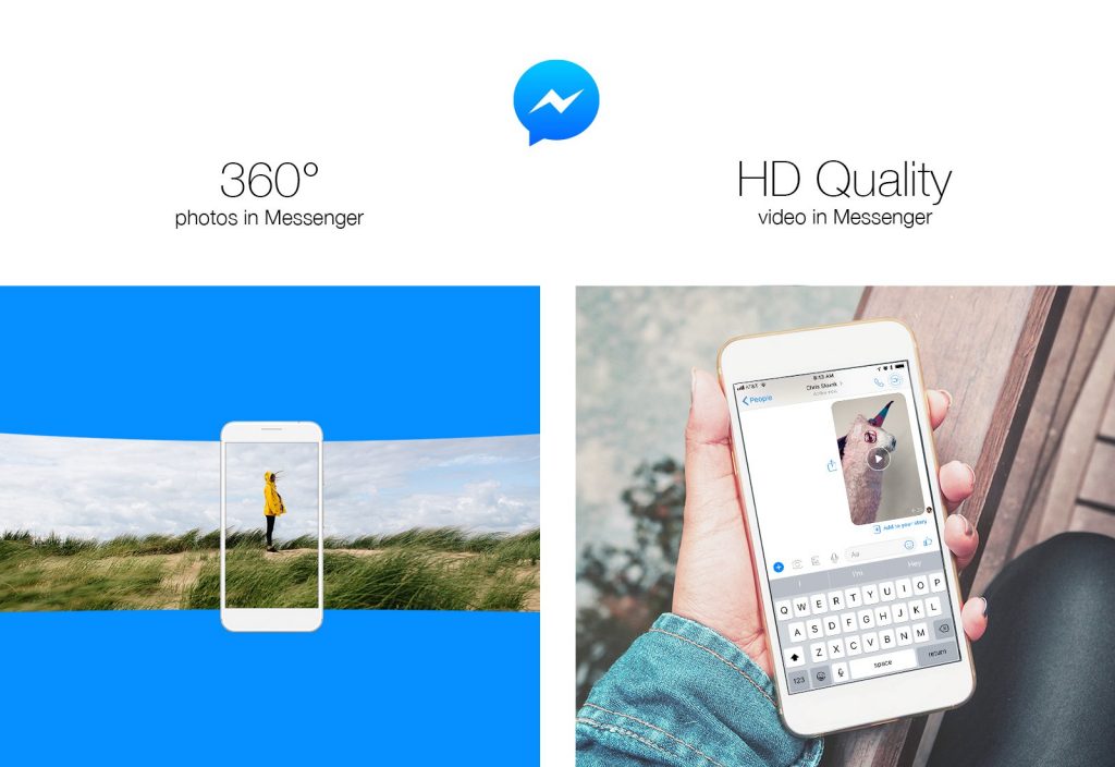 فيسبوك ماسنجر أصبح الآن يدعم خاصية إرسال صور 360 درجة وفيديوهات HD 2 hd 360 facebook messenger - مدونة التقنية العربية