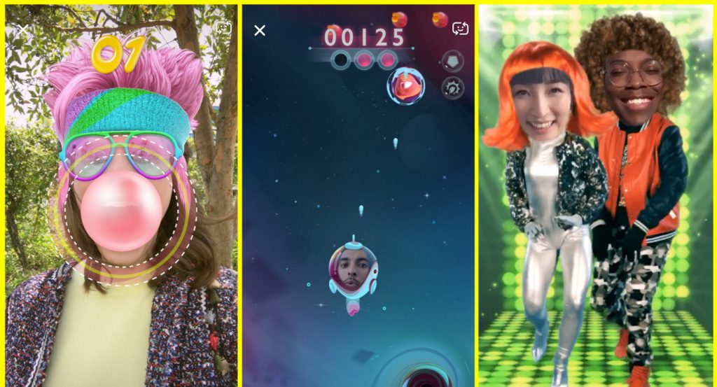 سناب شات تعلن عن تدشين Snappables للعب بتقنية الواقع المعزز 2 snappables games - مدونة التقنية العربية