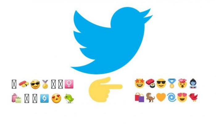 تويتر تطلق تحديث جديد لإستخدام مجموعة من الرموز التعبيرية emoji لنظام