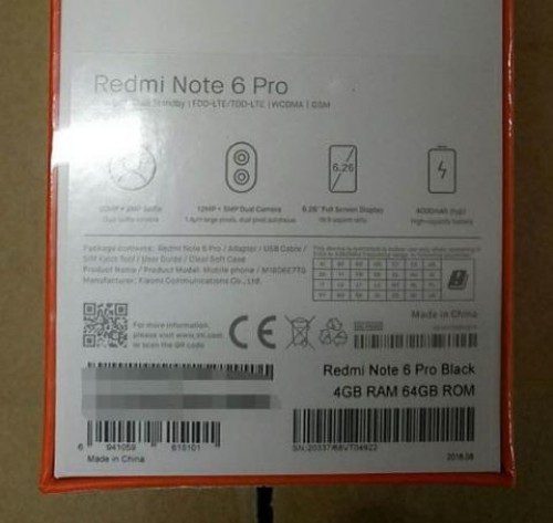 Redmi Note 6 Pro leak - مدونة التقنية العربية
