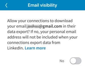 LinkedIn Email Export Privacy - مدونة التقنية العربية