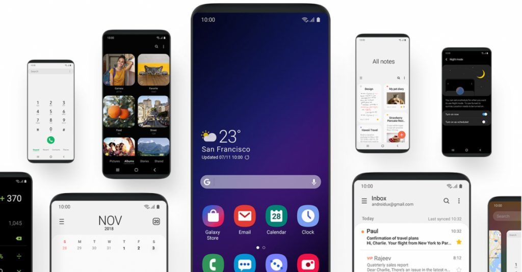سامسونج تزيح الستار عن الواجهة الجديدة One UI لهواتفها 5 Samsung One UI 1170x610 - مدونة التقنية العربية