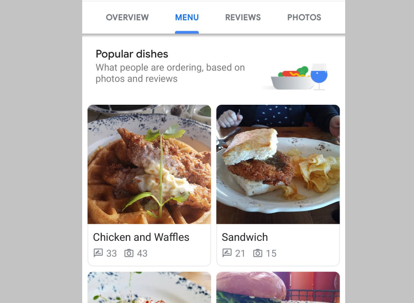 خرائط جوجل ستساعدك على معرفة الأطباق الشائعة في المطاعم عند البحث عنها