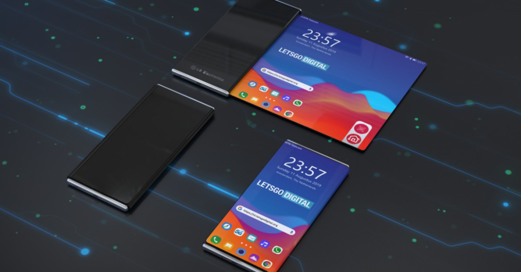LG تسجل براءة اختراع جديدة لجوال يمتلك شاشة تدعم الطي في أفقياً ورأسياً 4 LG rollable smartphone render 1170x610 - مدونة التقنية العربية