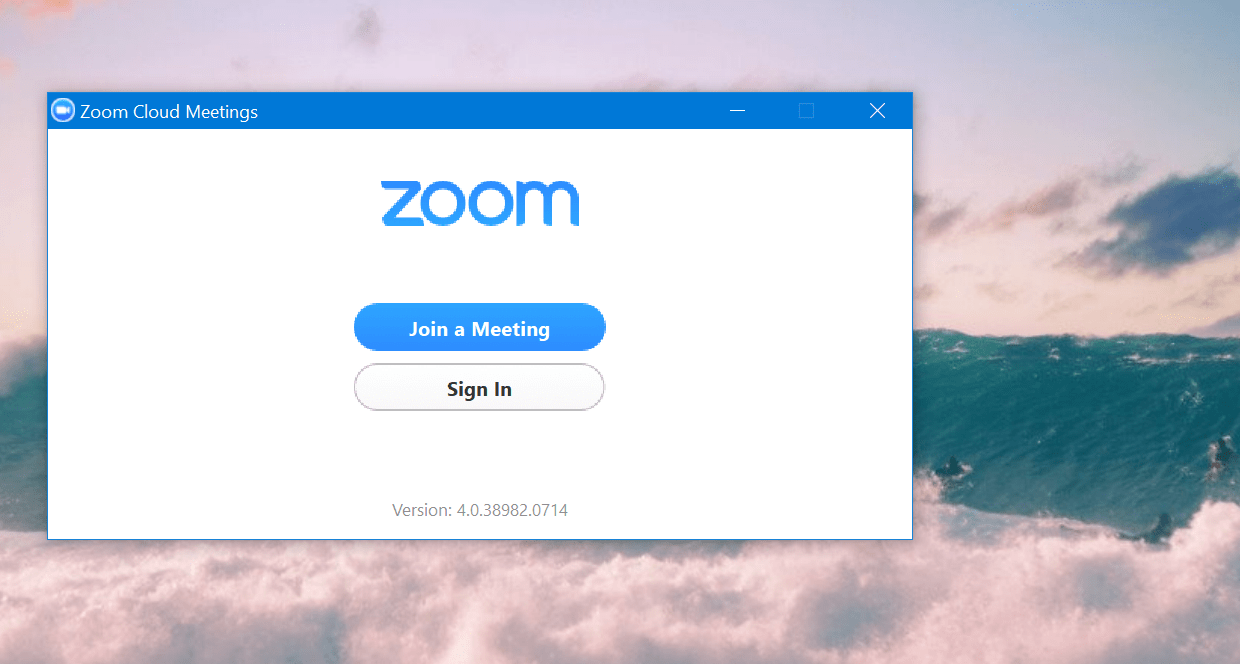 تطبيق zoom
