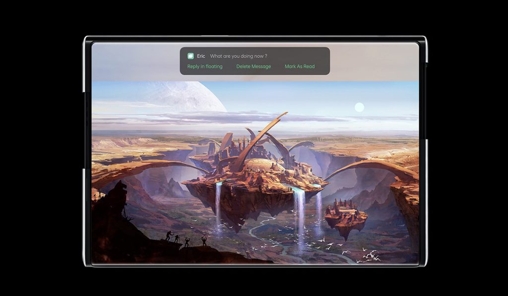 Oppo rollable smartphone concept 3 - مدونة التقنية العربية