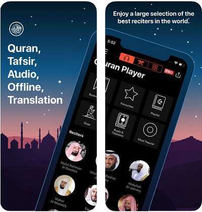 تطبيق Quran Pro قرآن برو - مجموعة من أعذب أصوات القراء حول العالم مجاناً !