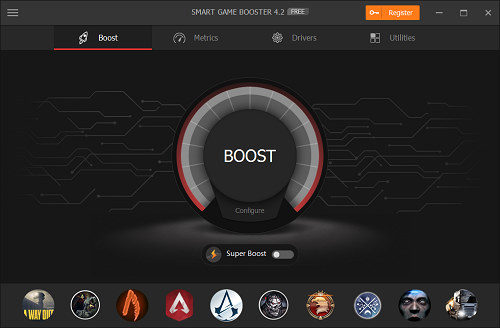 برنامج Smart Game Booster تحسين الألعاب بخطوة واحدة!