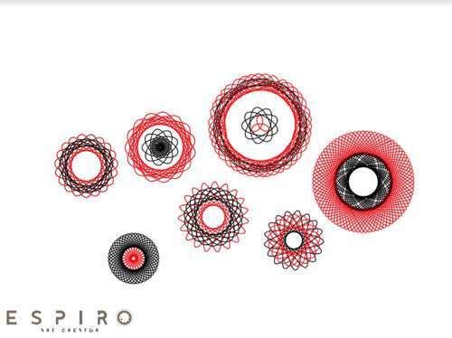 تطبيق Espiro لتصميم وإبداع رسومات spirograph بكل احترافية وسهولة