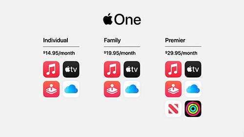  Apple One .. خدمات ابل كلها باشتراك واحد